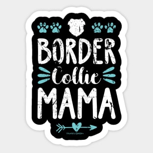 Border Collie Mama Sticker